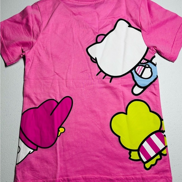 Hello Kitty & Friends Pink Kids T-Shirt - Picture 4 of 5